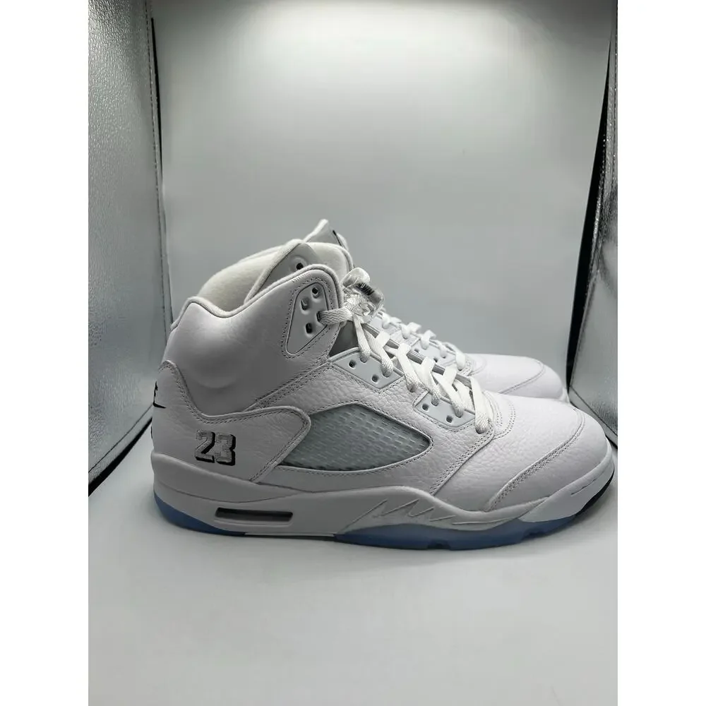 Air Jordan 5 Retro ‘White Metallic’ size 11 mens